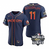 Astros 11 Niko Goodrum Navy Nike 2022 World Series City Connect Flexbase Jersey,baseball caps,new era cap wholesale,wholesale hats